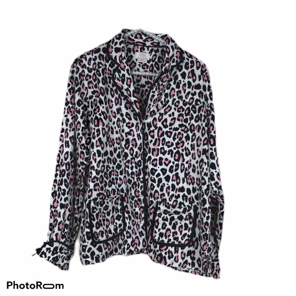 kate spade Other - Kate spade cheetah button down pajama top  S